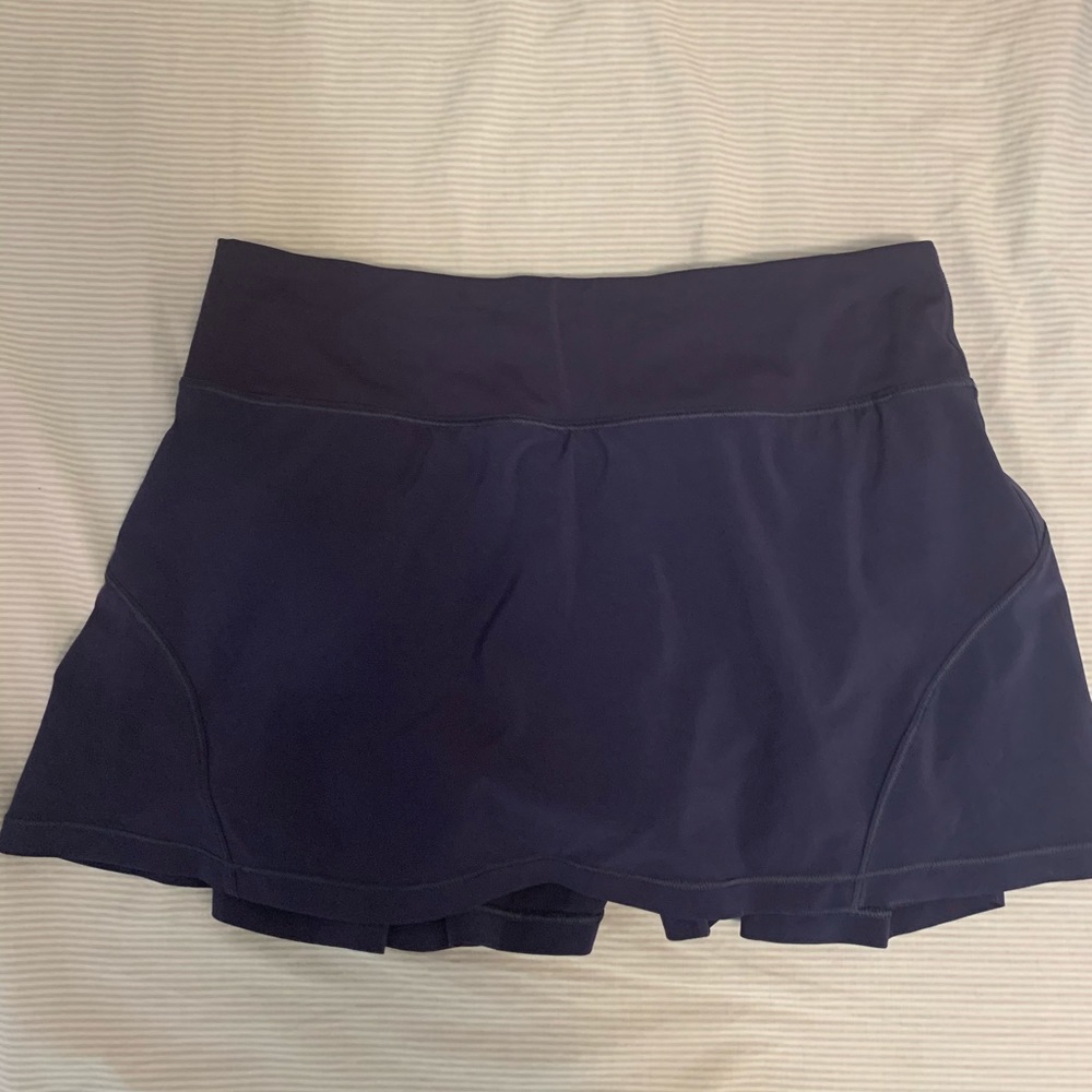 lulumeon dark purple tennis skirt